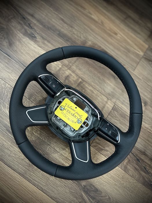 Volan piele naturală Nappa Audi A4 A6 A7 C7 Q3 4G A8 4H Q5 2010-2018