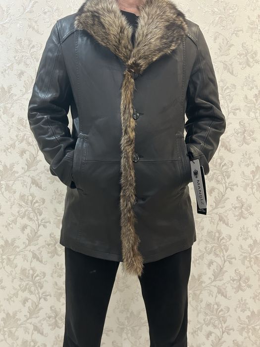 Кожаный куртка