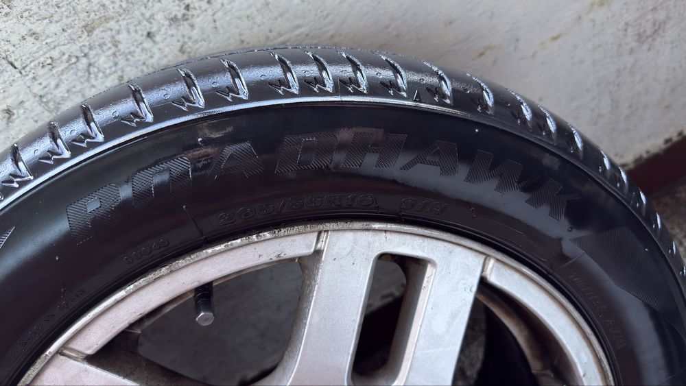 5x100 16” ET42 алуминиеви джанти с летни гуми