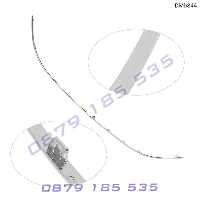 Хром лайсни предна броня Mercedes C W204 мерцедес ц части