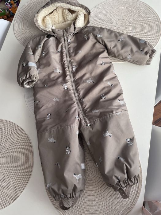 Salopeta iarnă pentru copi H&M (1,5-2 ani, 92 cm) cu mănuși și botoșei