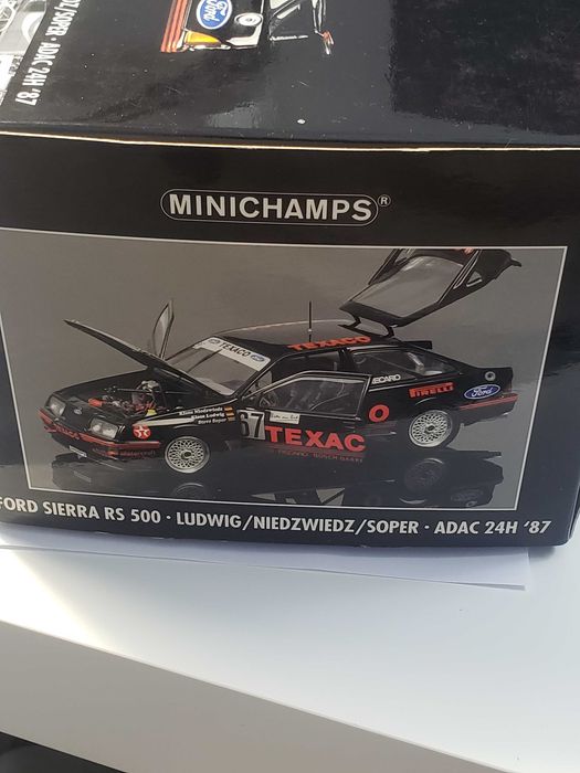 Macheta RARA 1:18 Minichamps Ford Sierra RS 500 Texaco ADAC 24HR 87