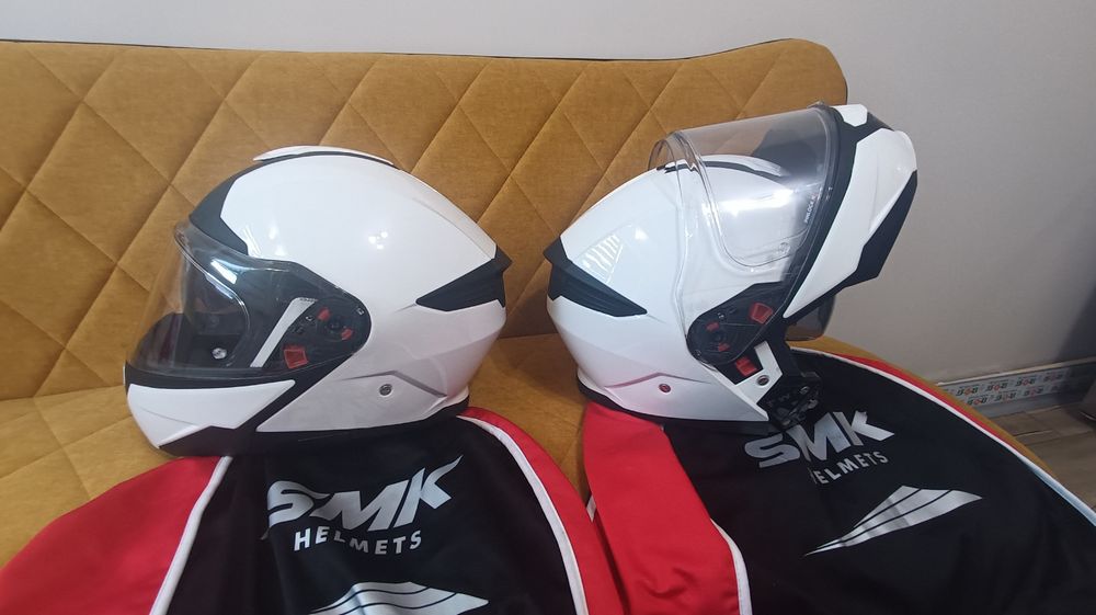 Каска за мотор SMK Gulling solid