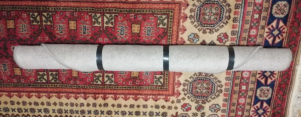 Covoras rotund culoare bej