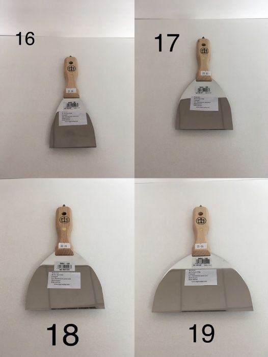 PAVAN и PURDY маламашки, шпатули и четки