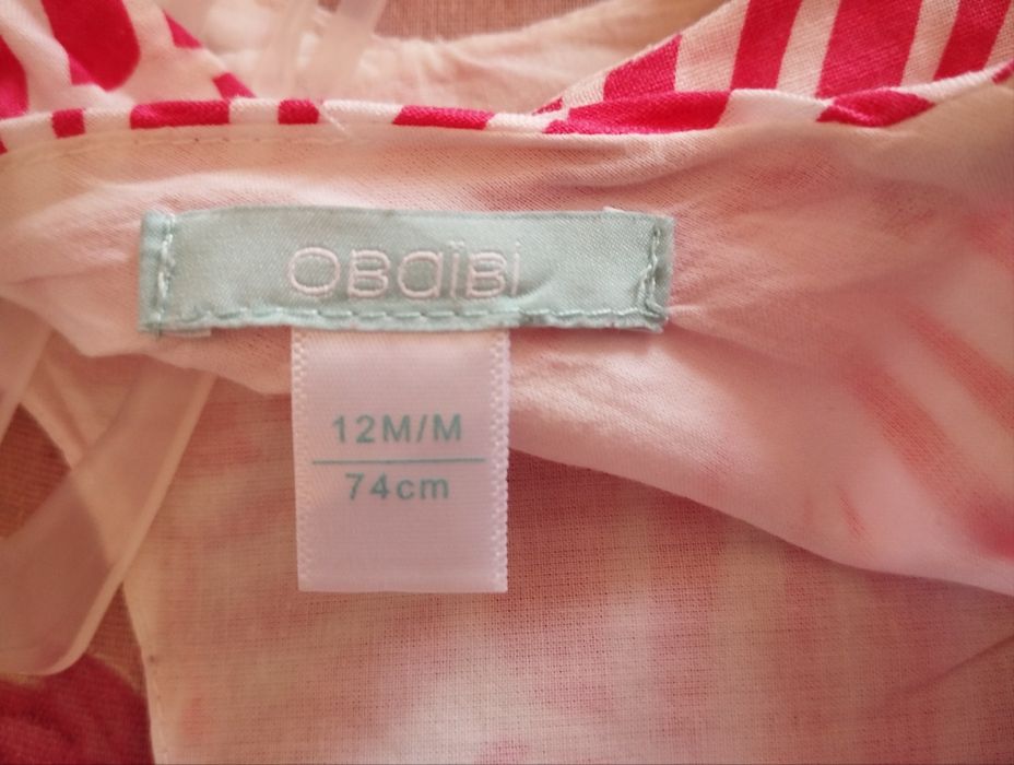 Лятна рокля, гащички и лента за глава Okaidi