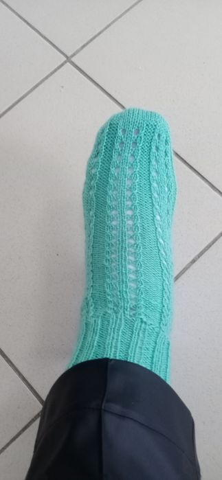 Носки.  вязанные