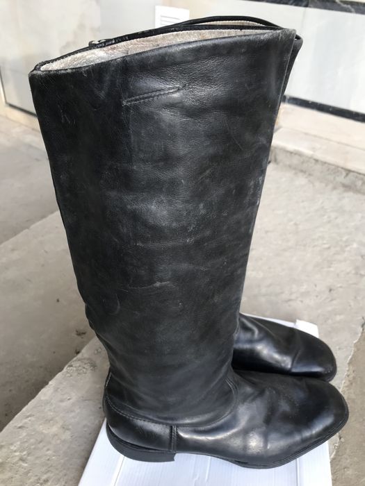 Хромовые сапоги 43 размер б/у