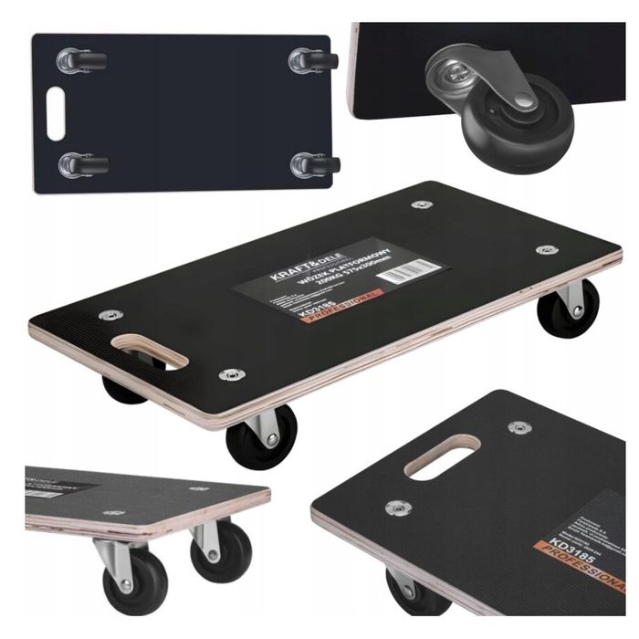 Carucior, platforma pentru transport cu roti pivotante, capacitate 200