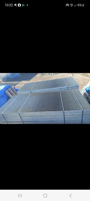 Trepte metalice și grătare galvanizate la diferite dimensiuni debitam