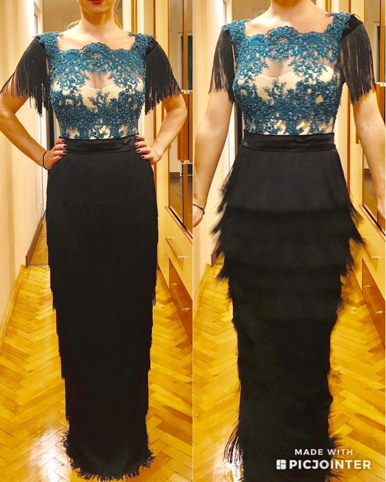 Rochie seara franjuri