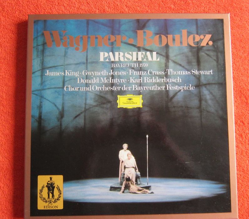 cadou deosebit Parsifal Pierre Boulez Wagner Bayreuther Festspiele1971