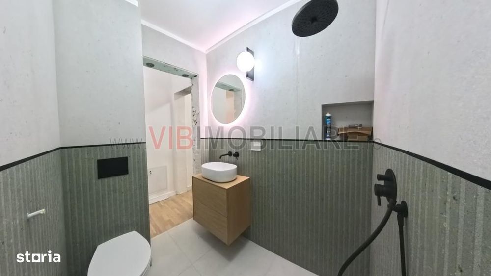Floreasca Mozart cu balcon si boxa lux incalzire in pardoseala