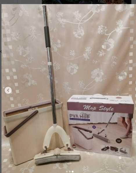 швабра губка ведро