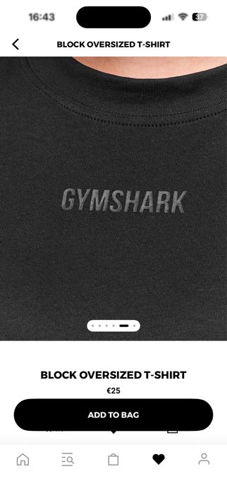 Тениска на gym shark НОВА!