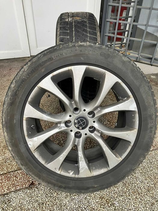 Jante BMW X5 E70 R19 originale + anvelope iarnă Continental 255/50/R19