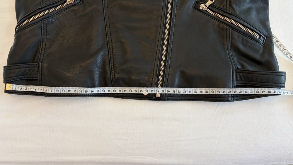 Geaca din piele Massimo Dutti