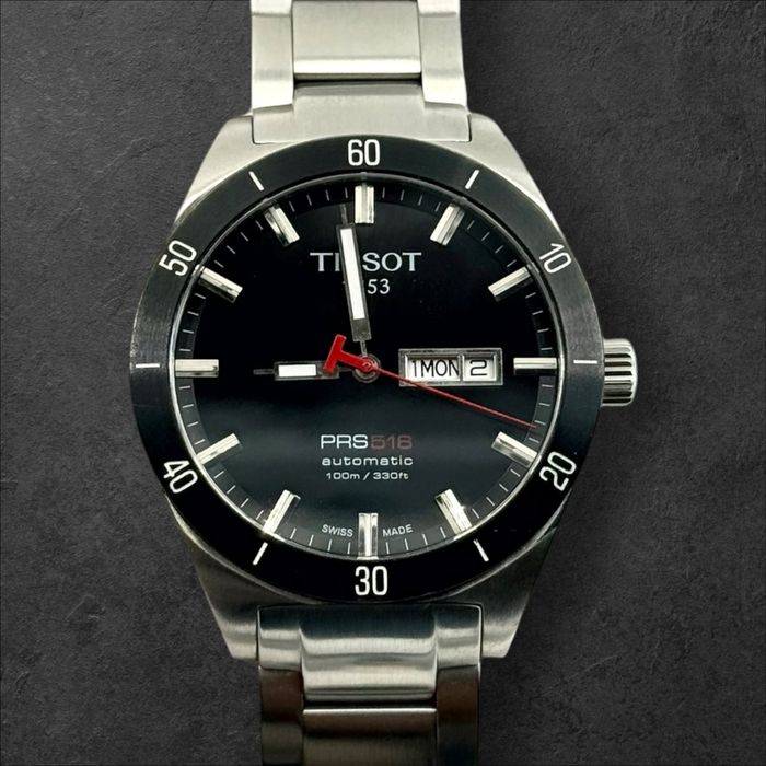 Tissot PRS 516 Automatic 42 mm  мъжки швейцарски часовник  фул комлект