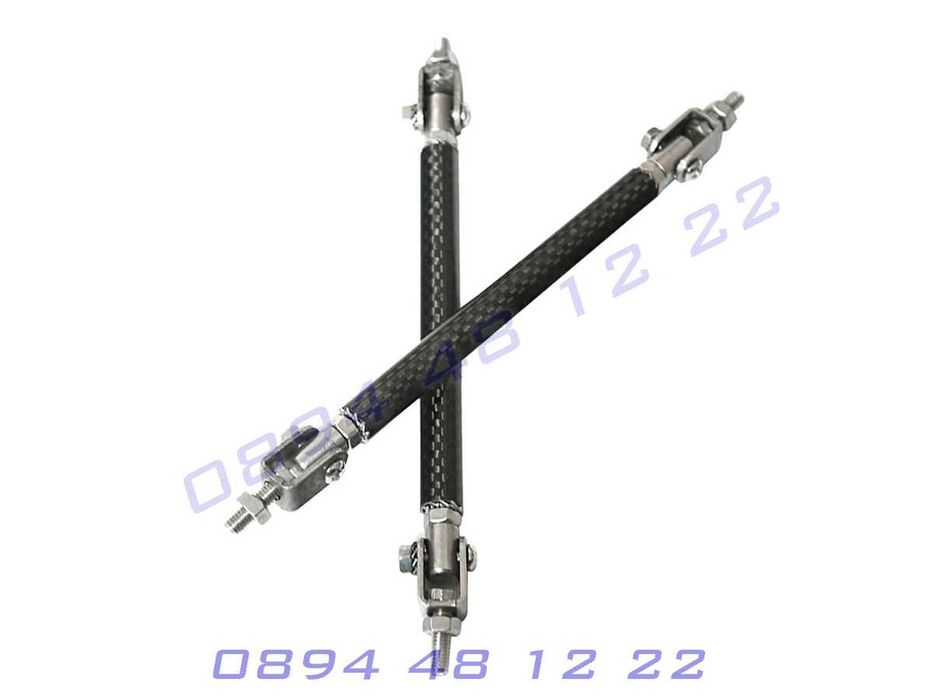 Лип Държачи Предна Броня Държач Спойлер Сплитер Истински Карбон