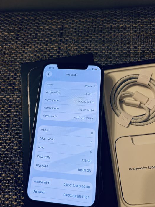 iPhone 12 Pro Graphite 128 GB – stare Ca Nou