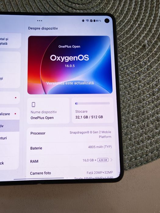 One plus open 512gb 32gb Ram