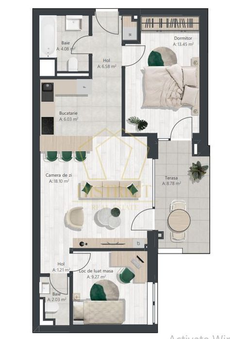 COM 0% Apartament superb cu 3 camere | Denya Forest