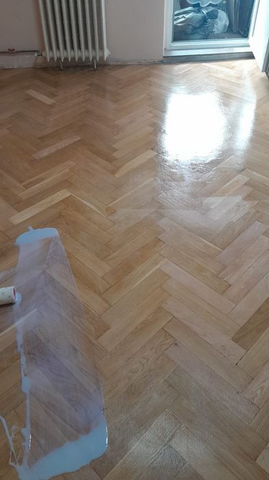 Raschetez parchet vechi cu materialele clientului