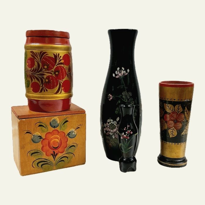 Деревянные наборы Хохлома