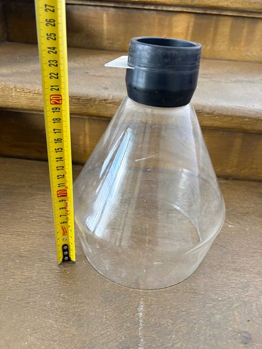 cuva sticla rasnita de cafea Rancilio profesionala gura boabe cafea