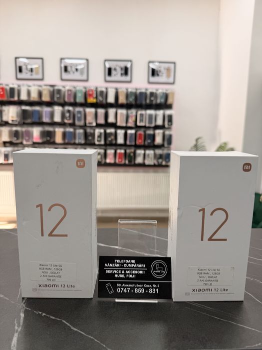 Xiaomi 12 Lite 5G - 8Gb Ram - 128Gb - NOU - Sigilat! - 2 Ani Garantie!