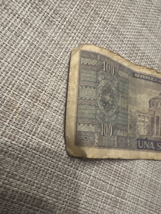 Bancnota Una Suta Lei 1966 Niclae Balcescu RSR