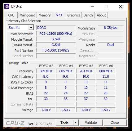 Памет 16GB (2x8GB)  G.SKILL AEGIS DDR3 Gaming 1600 MHz DDR3