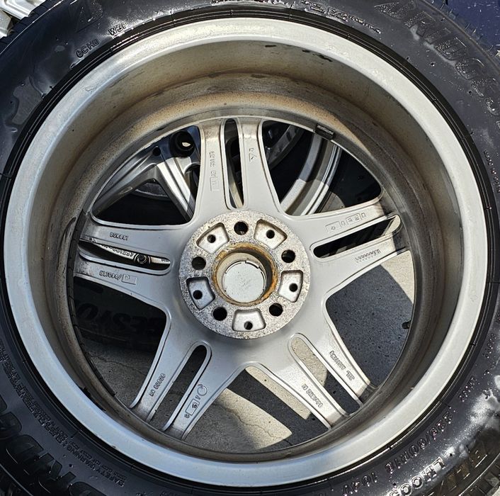 Jante BORBET R18 5x112 ET30 + senzori OEM BMW + anvelope iarnă Bridgestone – X3 X4 Q5 GLC