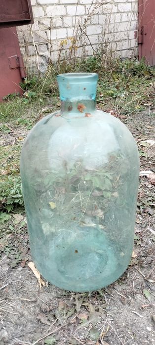 Бутыль стеклянная 10л, бутылка.