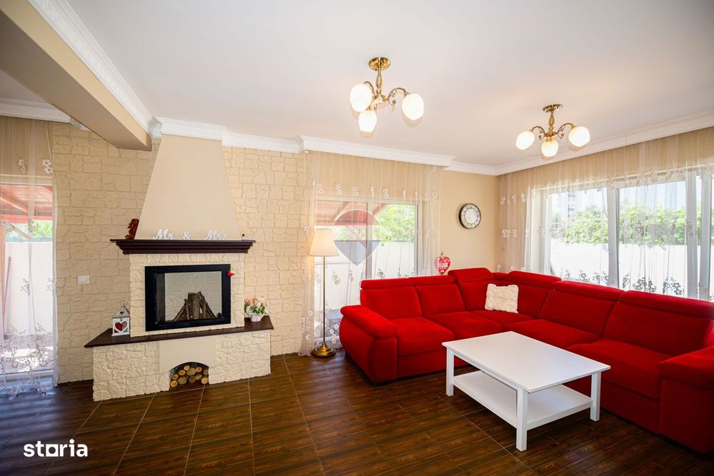 Vila individuala de inchiriat, 4 camere, 111mp, Rosu, Chiajna