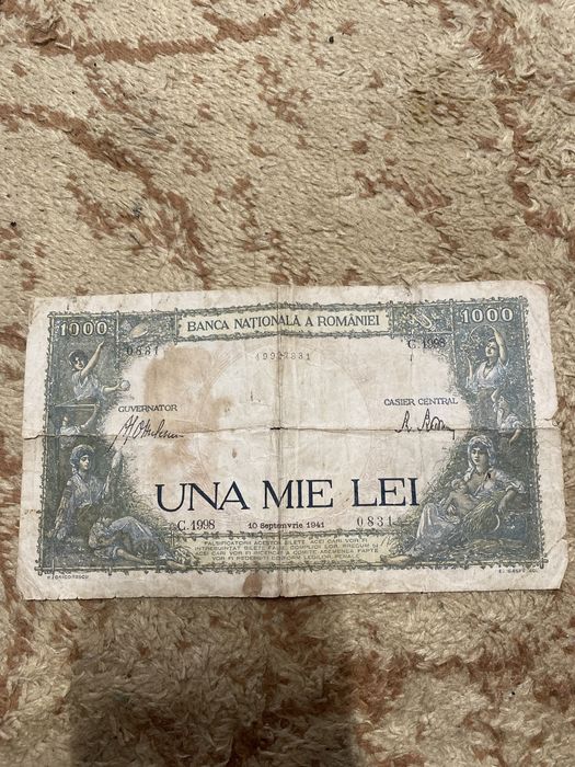 Bratara de argint si bagnote vechi