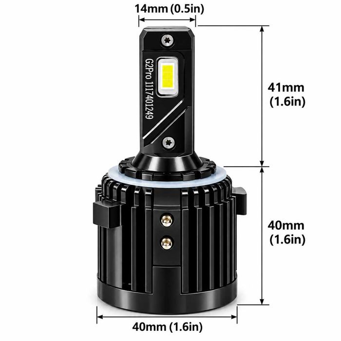 Диодни крушки за VW H7 G2 Pro. 45W 2брк-т
