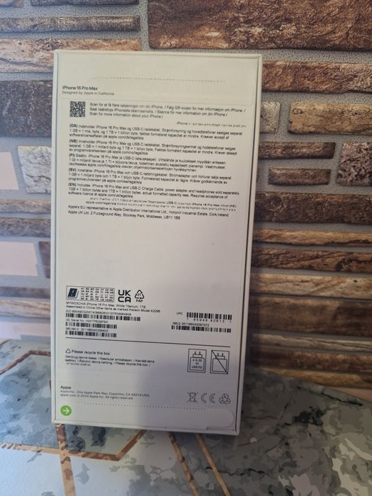 IPhone 16 PRO MAX 256GB + AirPodsPro