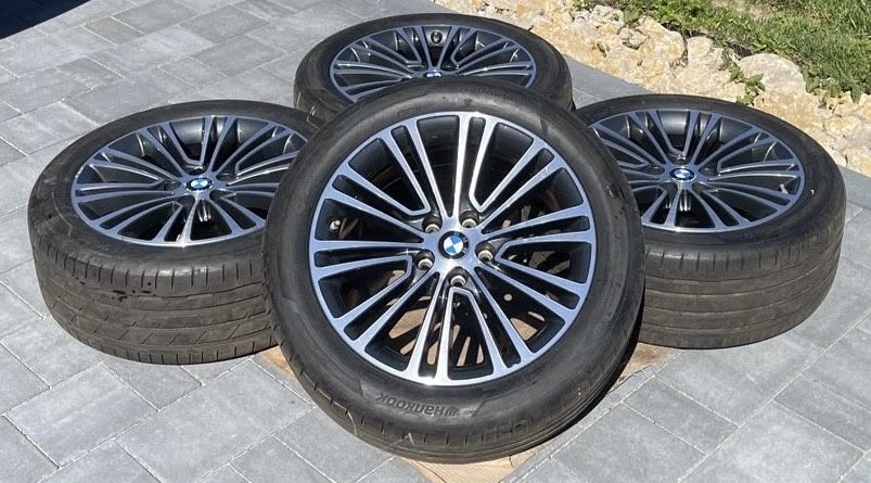 Jante BMW 18 Seria 5 G30 G31 anvelope vara DOT2023 aproape noi FACTURA