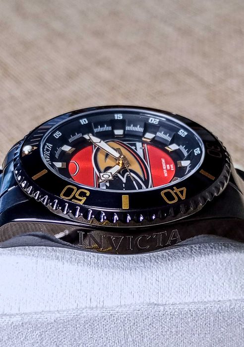 Ceas Invicta NHL Anaheim Ducks Quartz Orange Dial – Femei