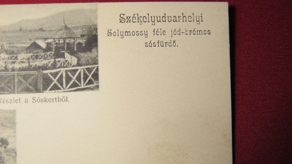 Ilustrata veche,Odorheiul Secuiesc.SzekelyUdvarhely,inainte 1905!