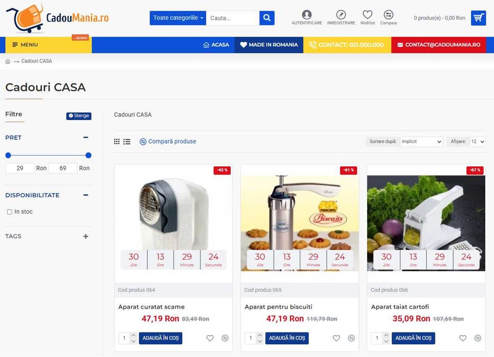 Magazin online la cheie profitabil