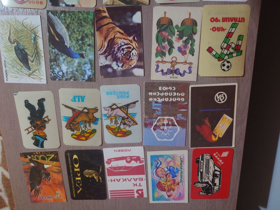 Стари календарчета - 44 броя.