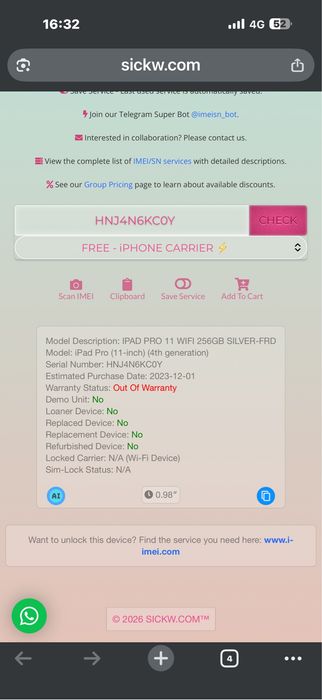 Ipad Pro 11 Gen 4 256Gb