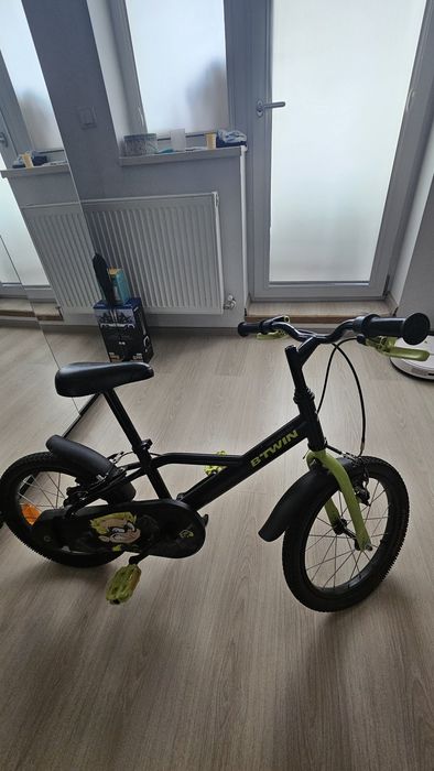 Bicicleta copii 16"  4-6 ani verde