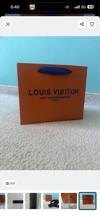 Louis Vuitton колан 115 см – пълен комплект, отлично състояние