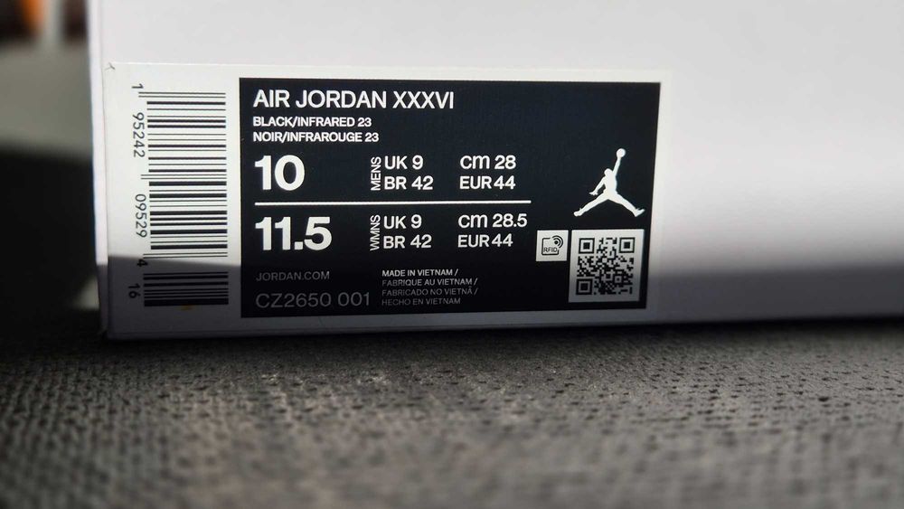 Air Jordan XXXVI Infrared 44