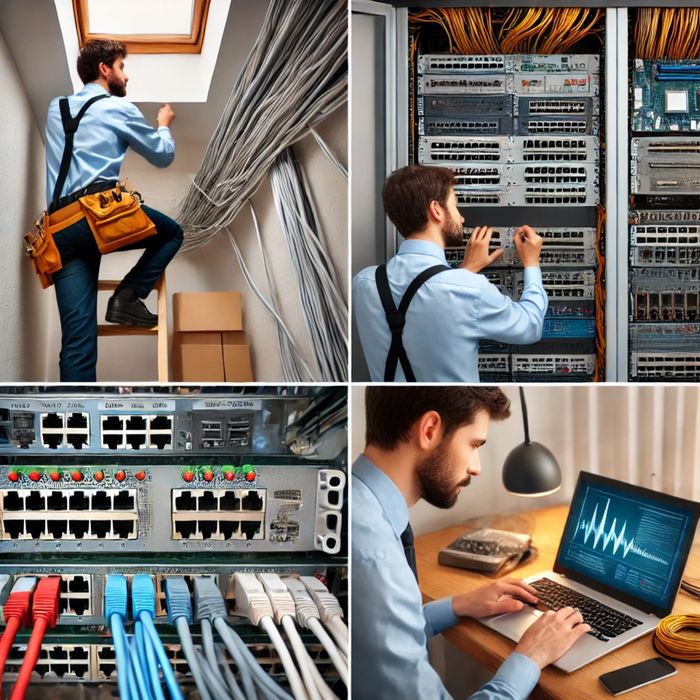 Прокладка локальных сетей