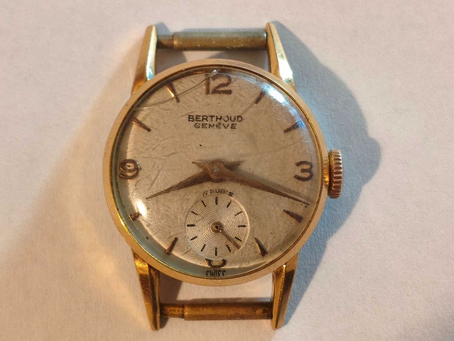 doua ceasuri dama vintage seiko si Berthoud Genève