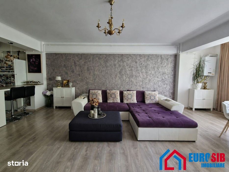 Apartament 3 camere etaj 1 complet mobilat in Sibiu D Stanca